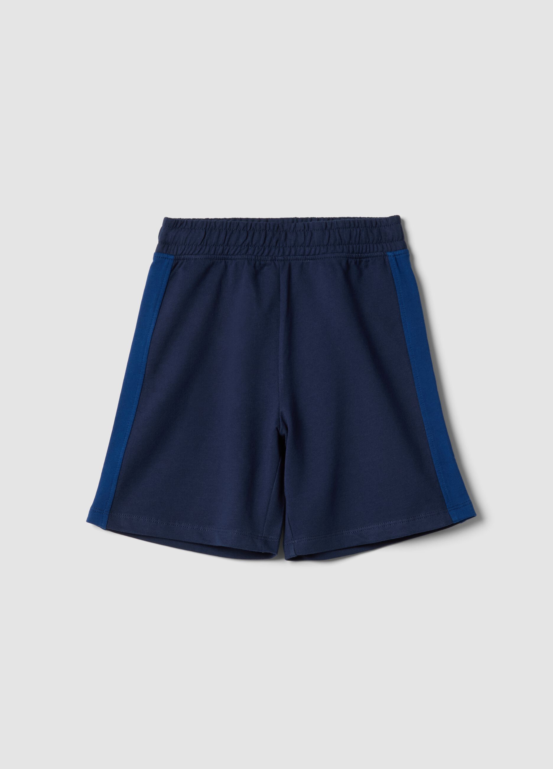 Kinder-Shorts aus reinem Baumwolle, regular fit in blau