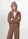 Brown organic cotton hoodie_0