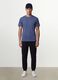 Purple pure cotton regular-fit short-sleeve T-shirt_2