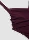 Purple draped stretch swimsuit with shaping effect_6
