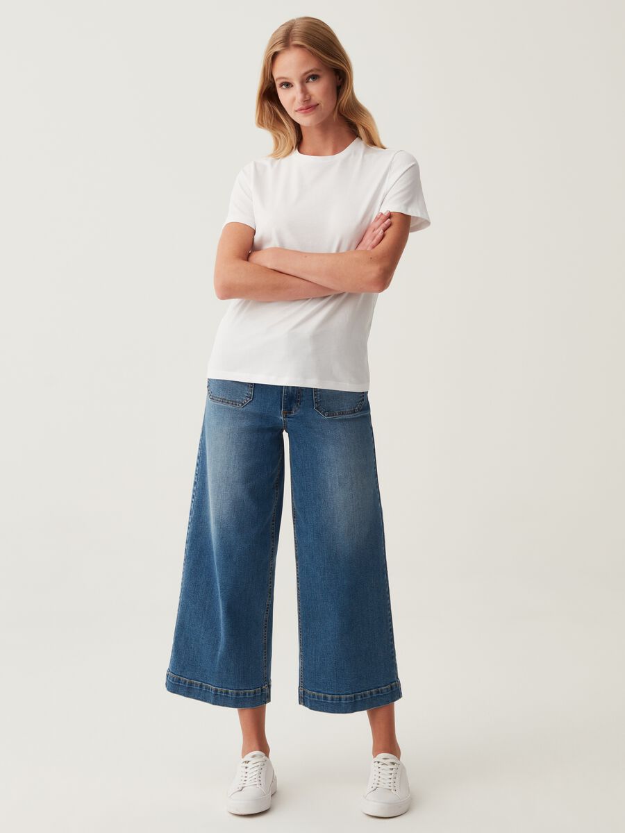 Cropped wide-leg jeans_0