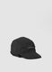 Cappellino aviatore nero in tessuto elasticizzato traspirante ALTAVIA WITH DEBORAH COMPAGNONI_0