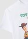 White pure cotton Toy Story print T-shirt for boys_4