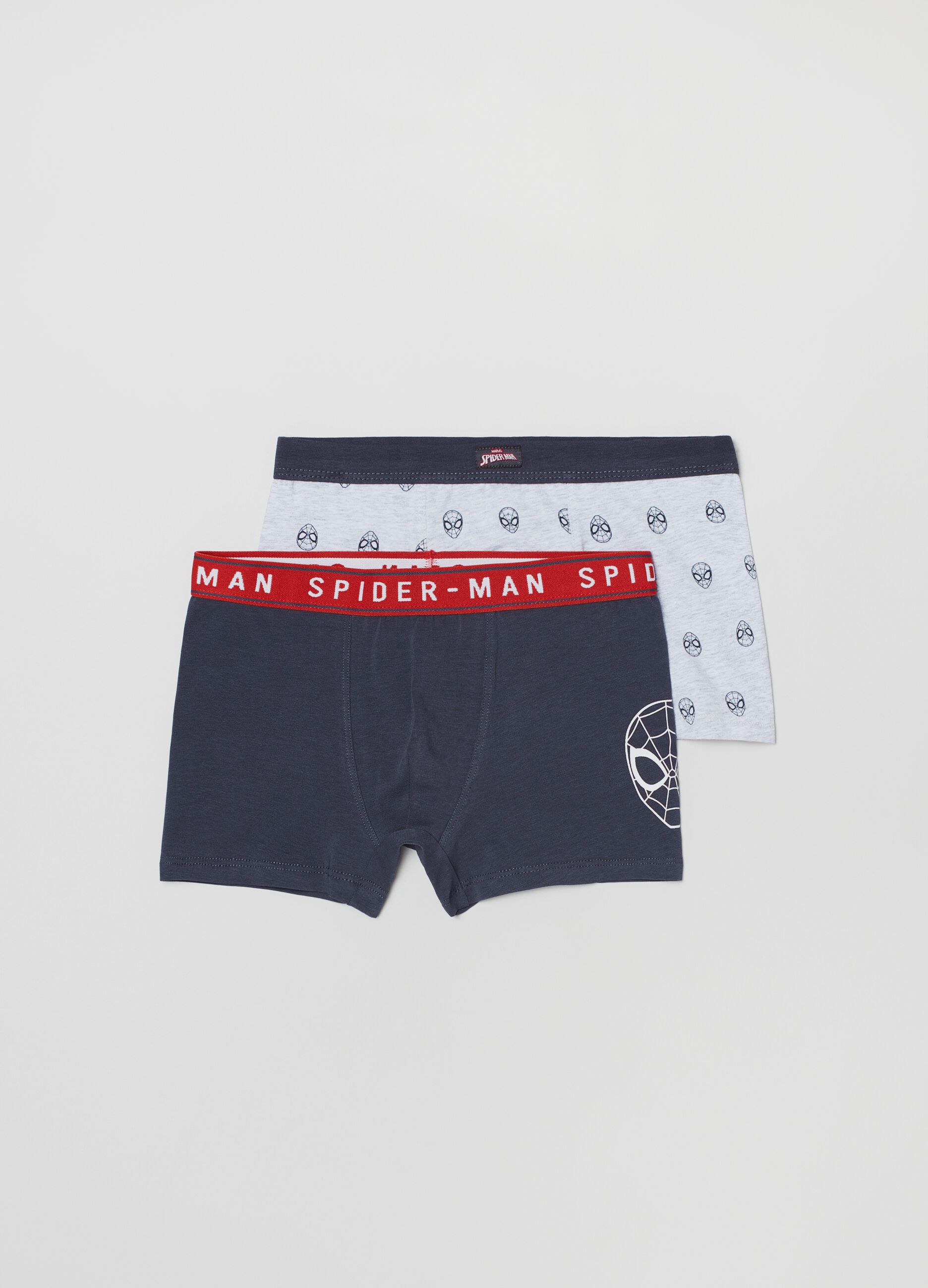 Two-pack boxer shorts with Marvel Spider-Man print