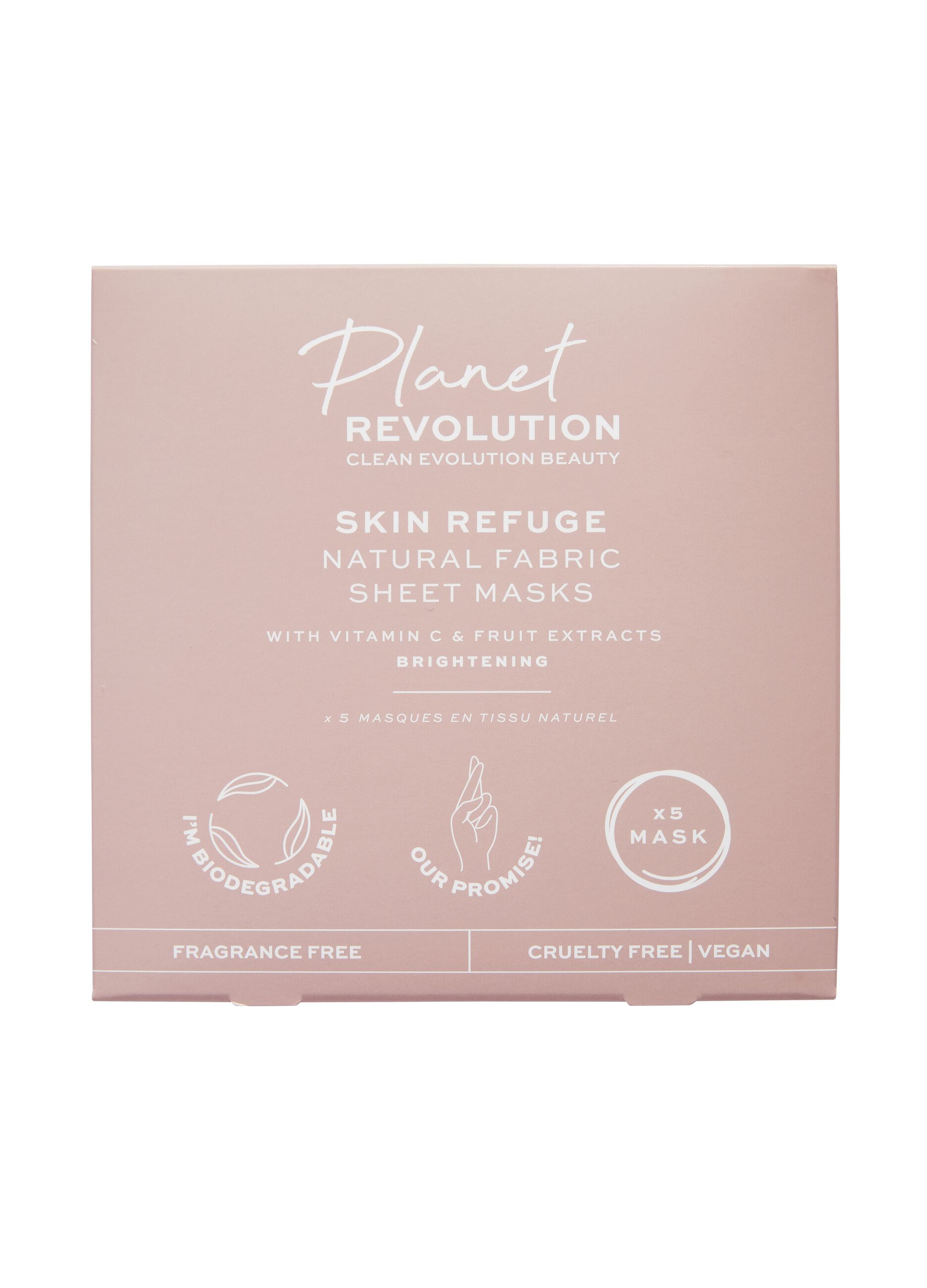 Planet Revolution brightening face mask kit