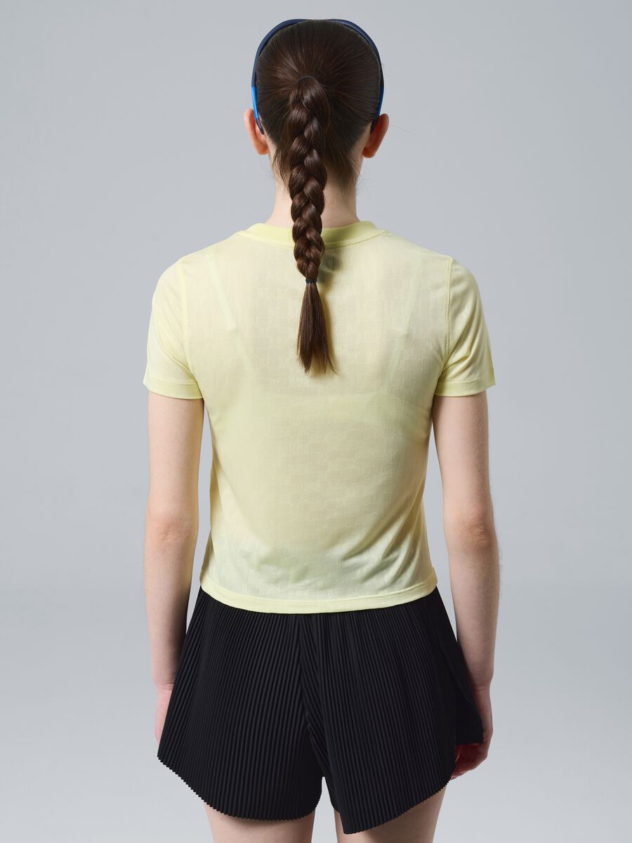 Gelbes technisches Sport-T-Shirt ALTAVIA COURT_3