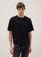 Black pure cotton boxy fit t-shirt_2