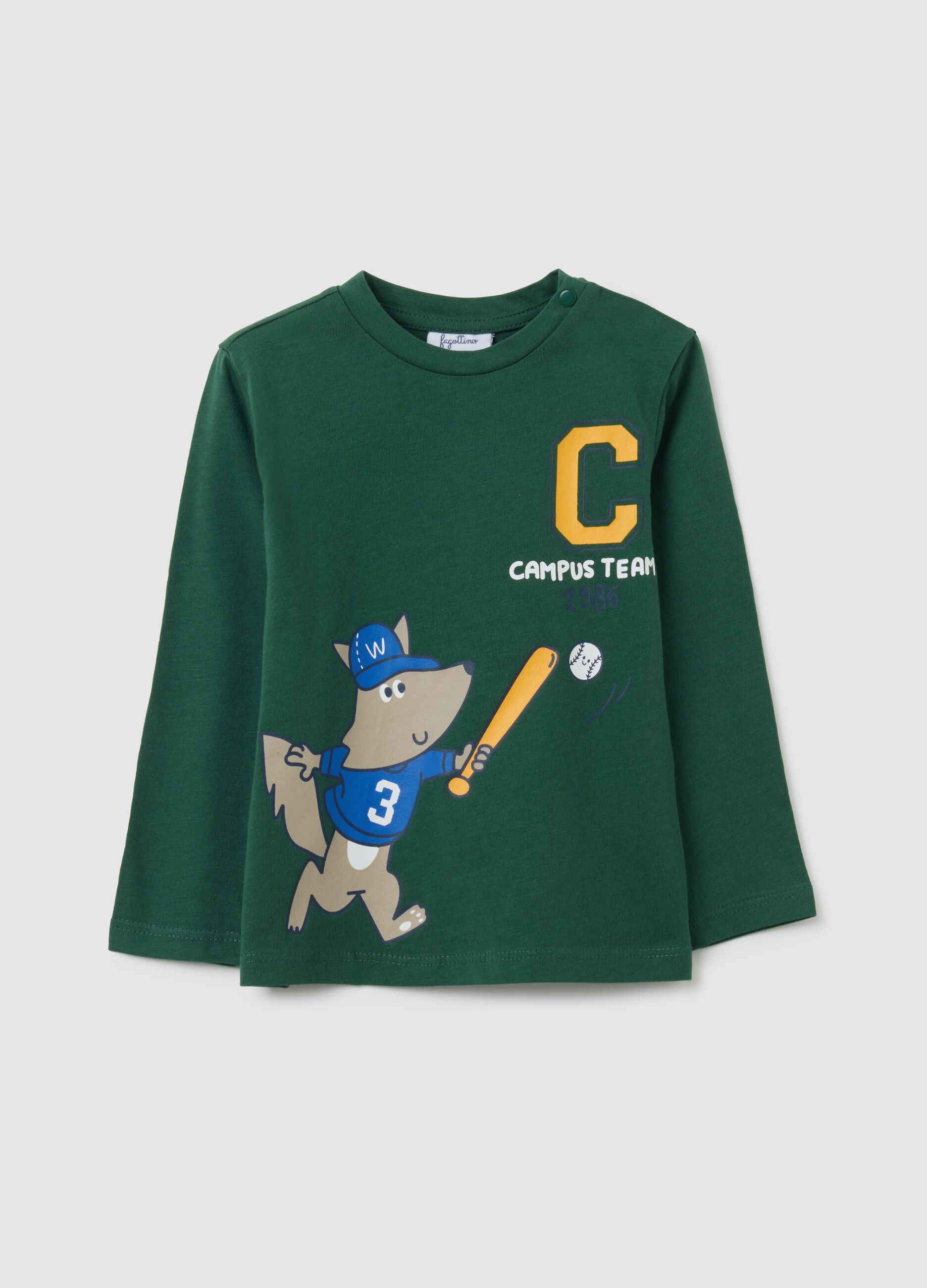 Children's Green Cotton Sweater