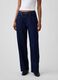Straight-leg pure cotton denim jeans_1