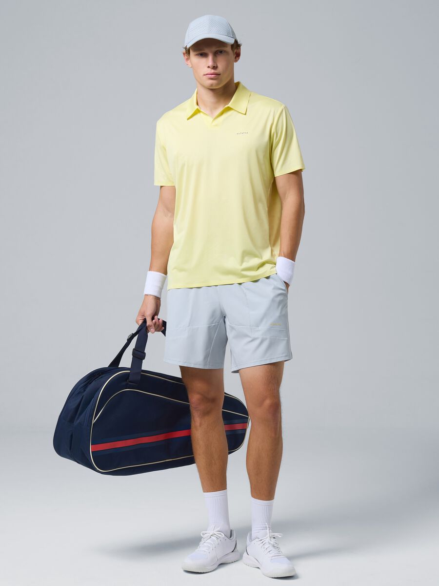 Gelbes ALTAVIA COURT Sport-Poloshirt aus Stretchmaterial_0