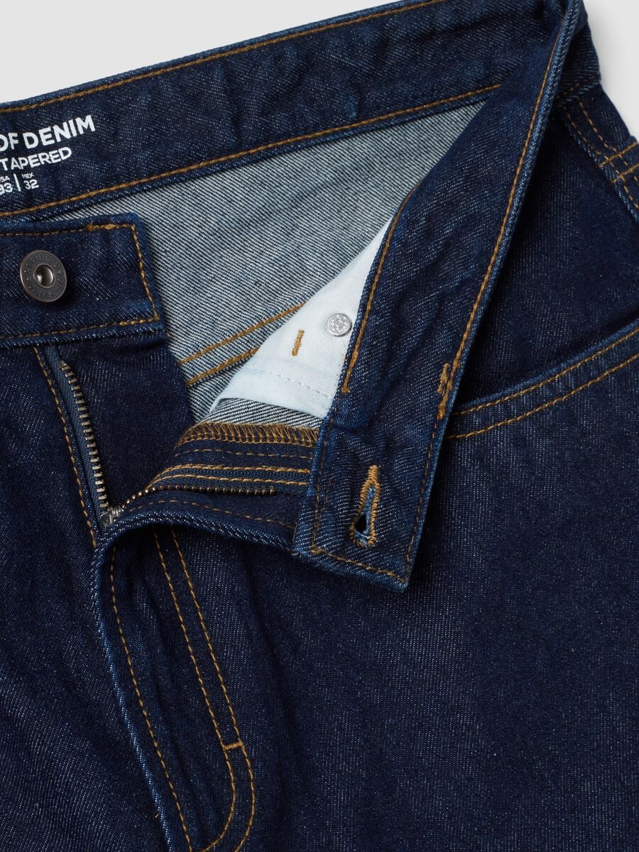 Pure cotton denim jeans, regular tapered fit_2