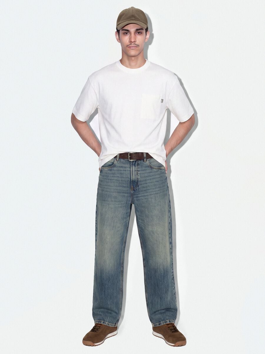 Pure cotton denim jeans &ndash; baggy fit_0