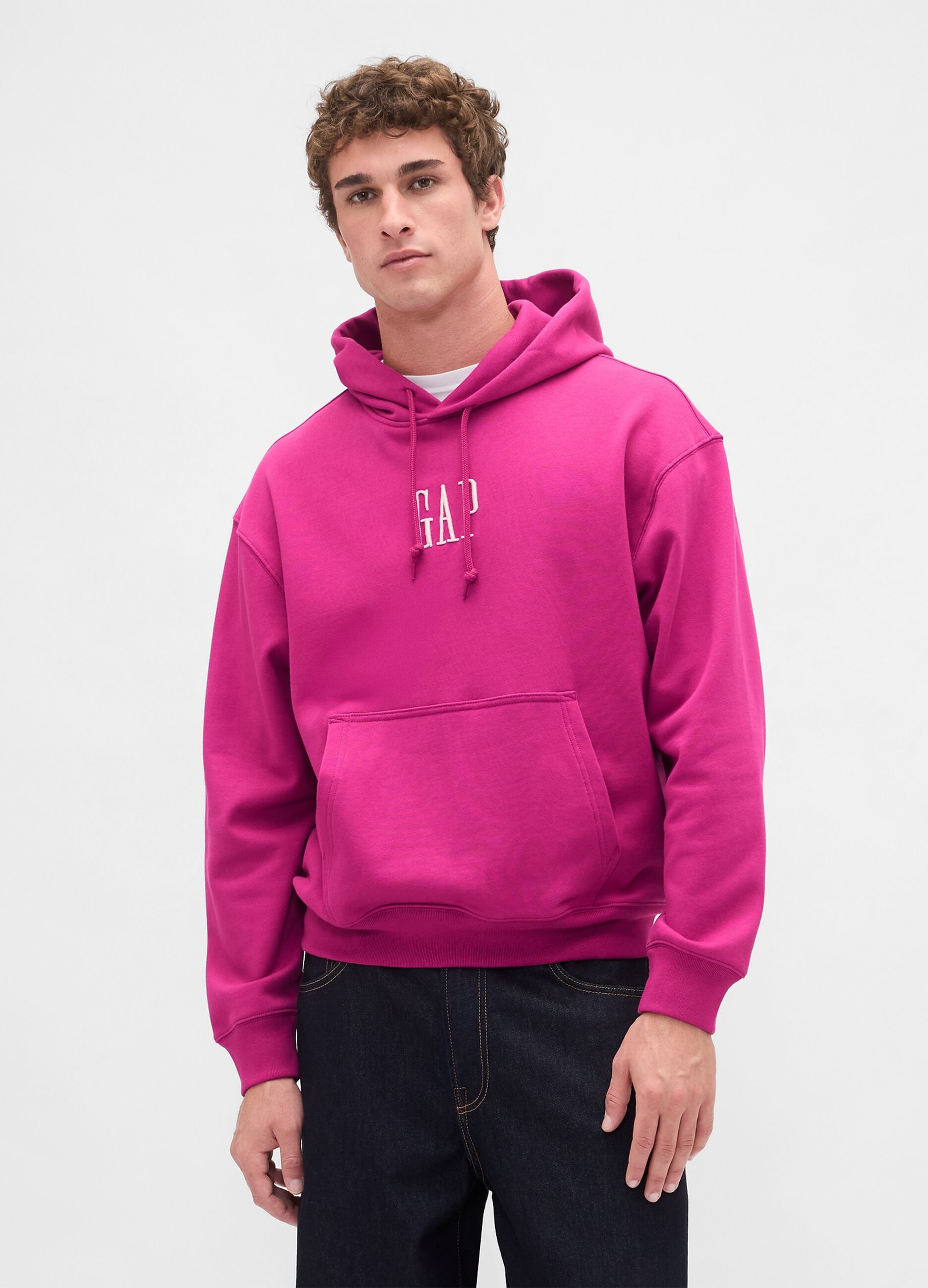 Lila Kapuzenpullover