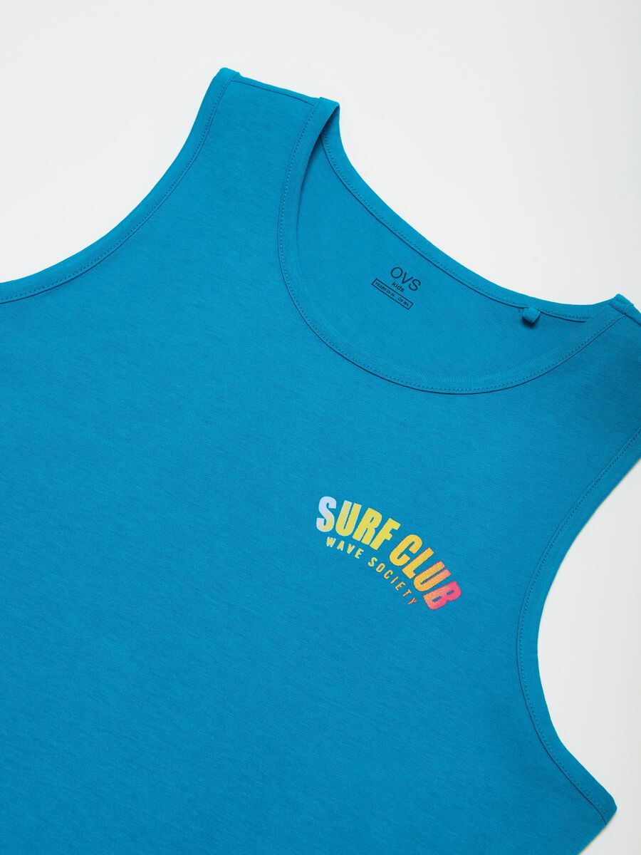 Tank top con stampa surf_2