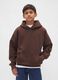 Brauner Kapuzenpullover_0