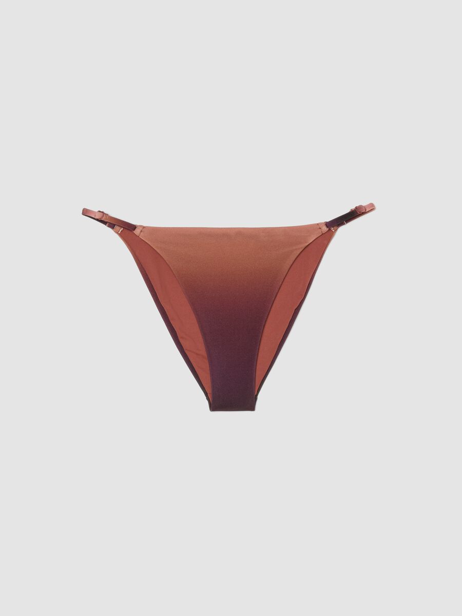 Braunes Bikinih&ouml;schen aus Stretchstoff mit Ombr&eacute;-Effekt_4