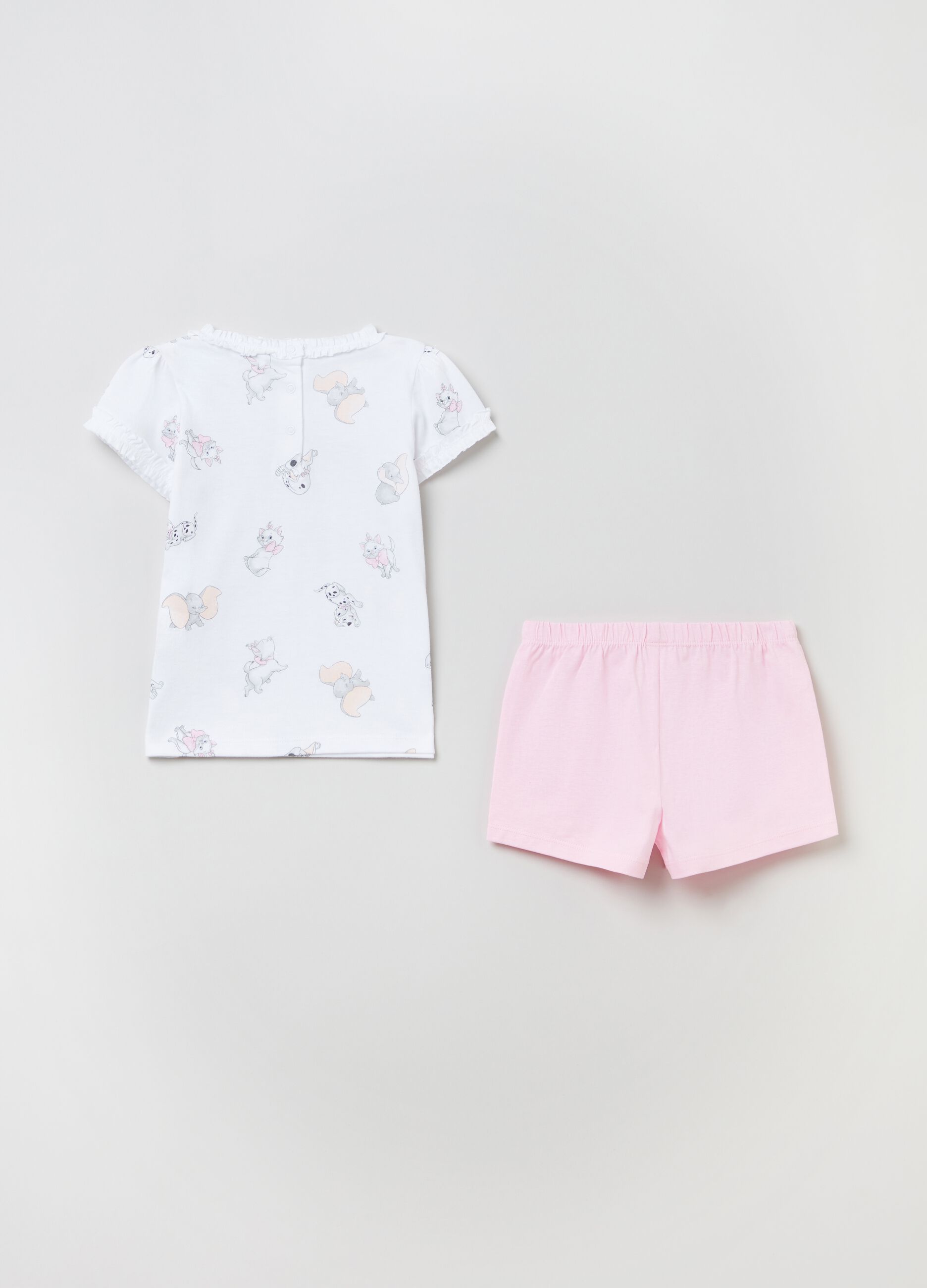 Pijama de algodón estampado Disney Baby
