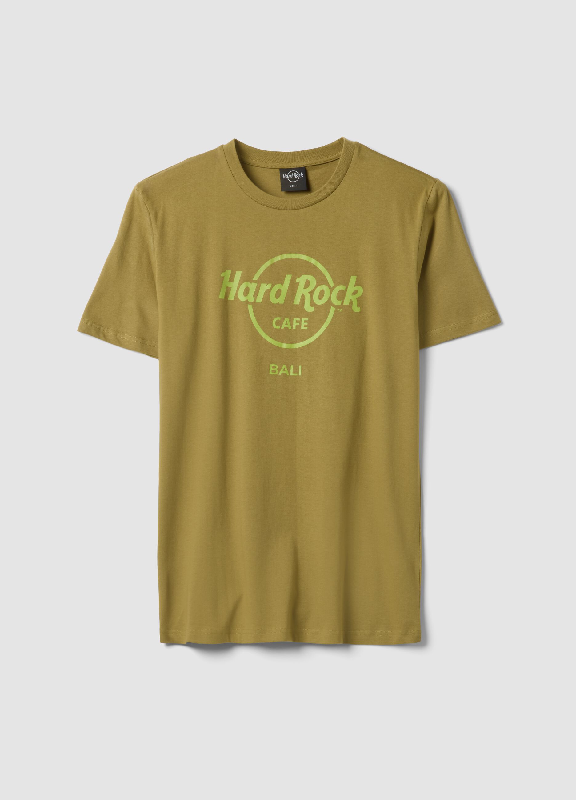 Gr&uuml;nes Hard Rock Cafe T-Shirt aus reiner Baumwolle, Regular Fit
