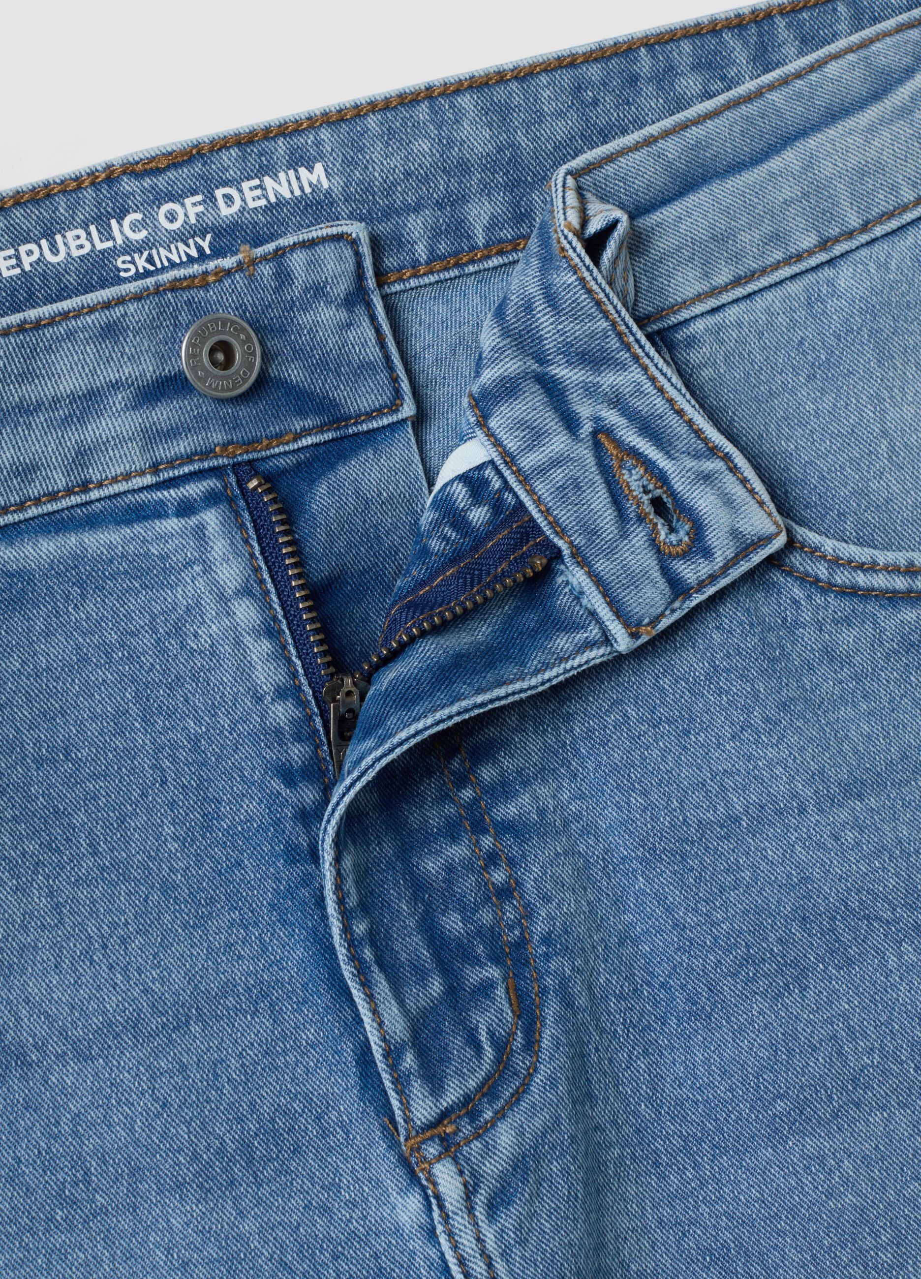 Skinny Fit Jeans aus Stretch-Baumwolldenim