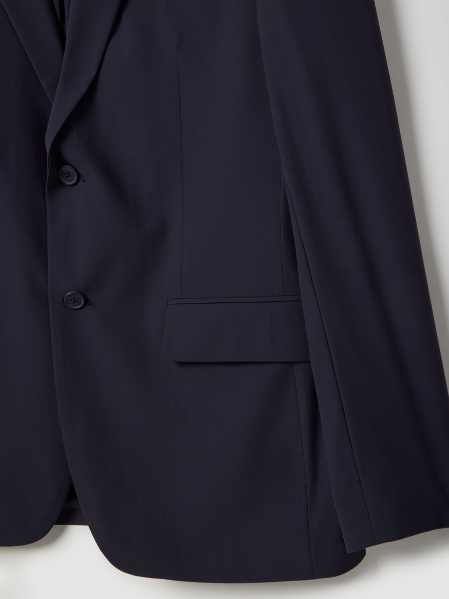 Slim fit navy blazer_1