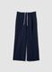 Blaue Jogginghose im Regular Fit mit elastischem Bund_4
