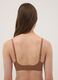 Brauner BH aus Stretchmaterial mit herausnehmbarer Polsterung_2