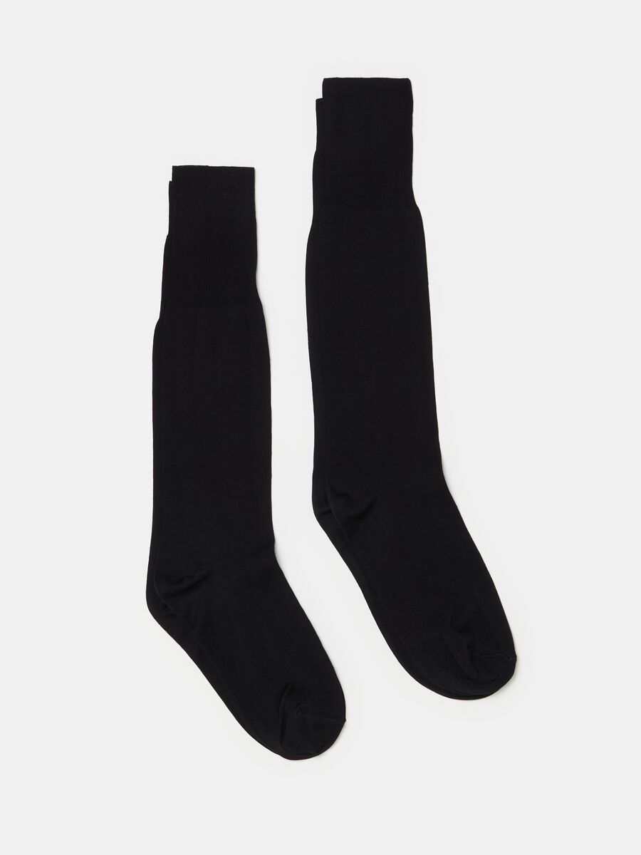 Two-pair pack long microfibre socks_0