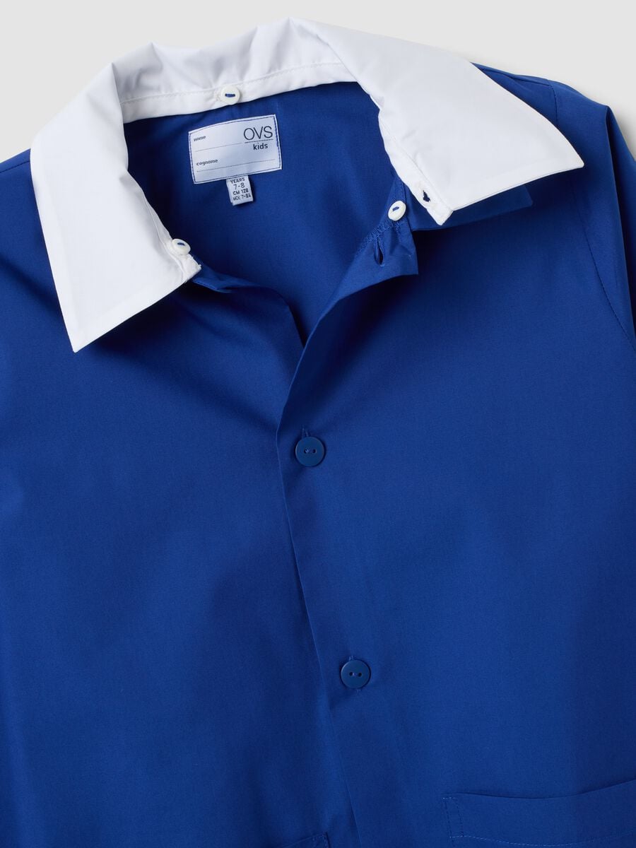 2-pack of boys&rsquo; blue school aprons with white collar_2