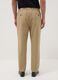 Beige pure cotton chino trousers_2