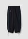 Black PlayStation fitness trousers with contrast piping_4
