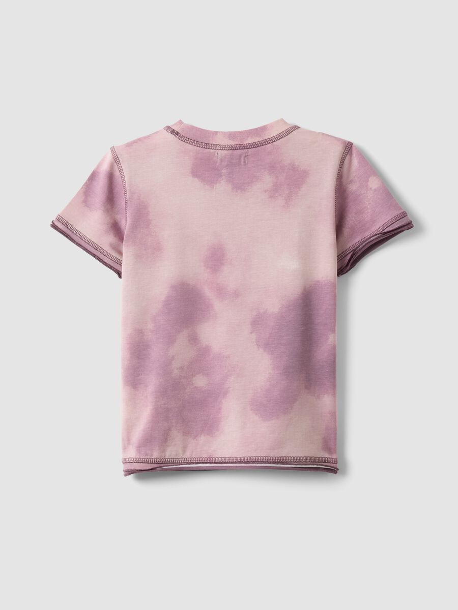 Girls' Pink Stretch Cotton Slim-Fit T-shirt_1