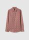 Multicolour pure cotton shirt regular fit with pattern_4