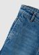 Girls' Wide Leg Blue Pure Cotton Jeans_4