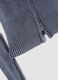 Gerippter Strick-Hoodie in Vintage-Grau_7