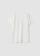 White pure cotton short-sleeved T-shirt_1