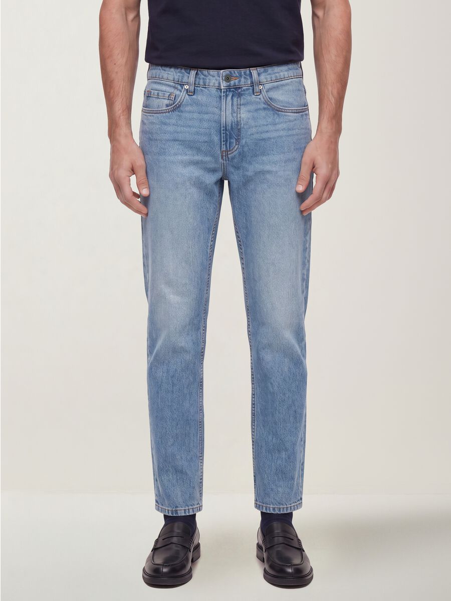 Regular-Fit Denim-Jeans aus reiner Baumwolle_3