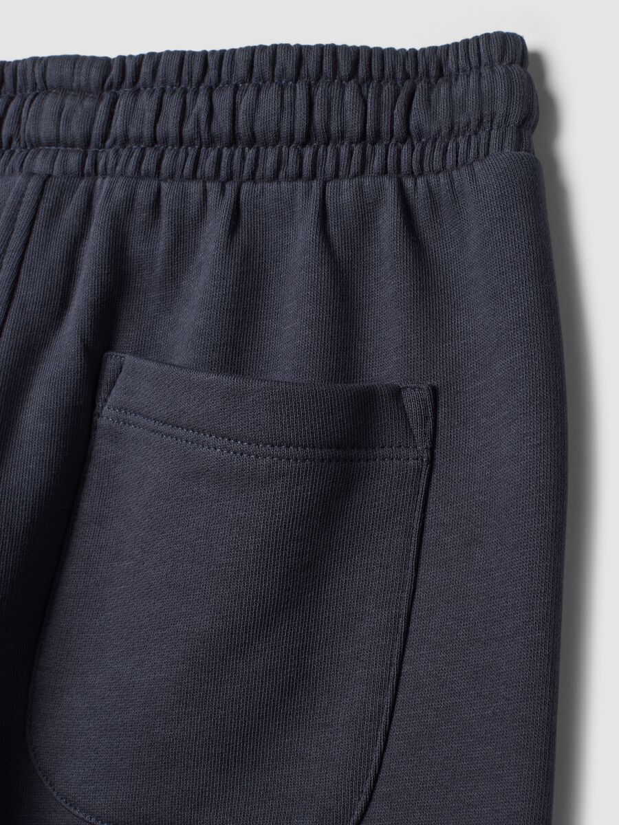 Pantaloni jogger grigi in puro cotone organico_3