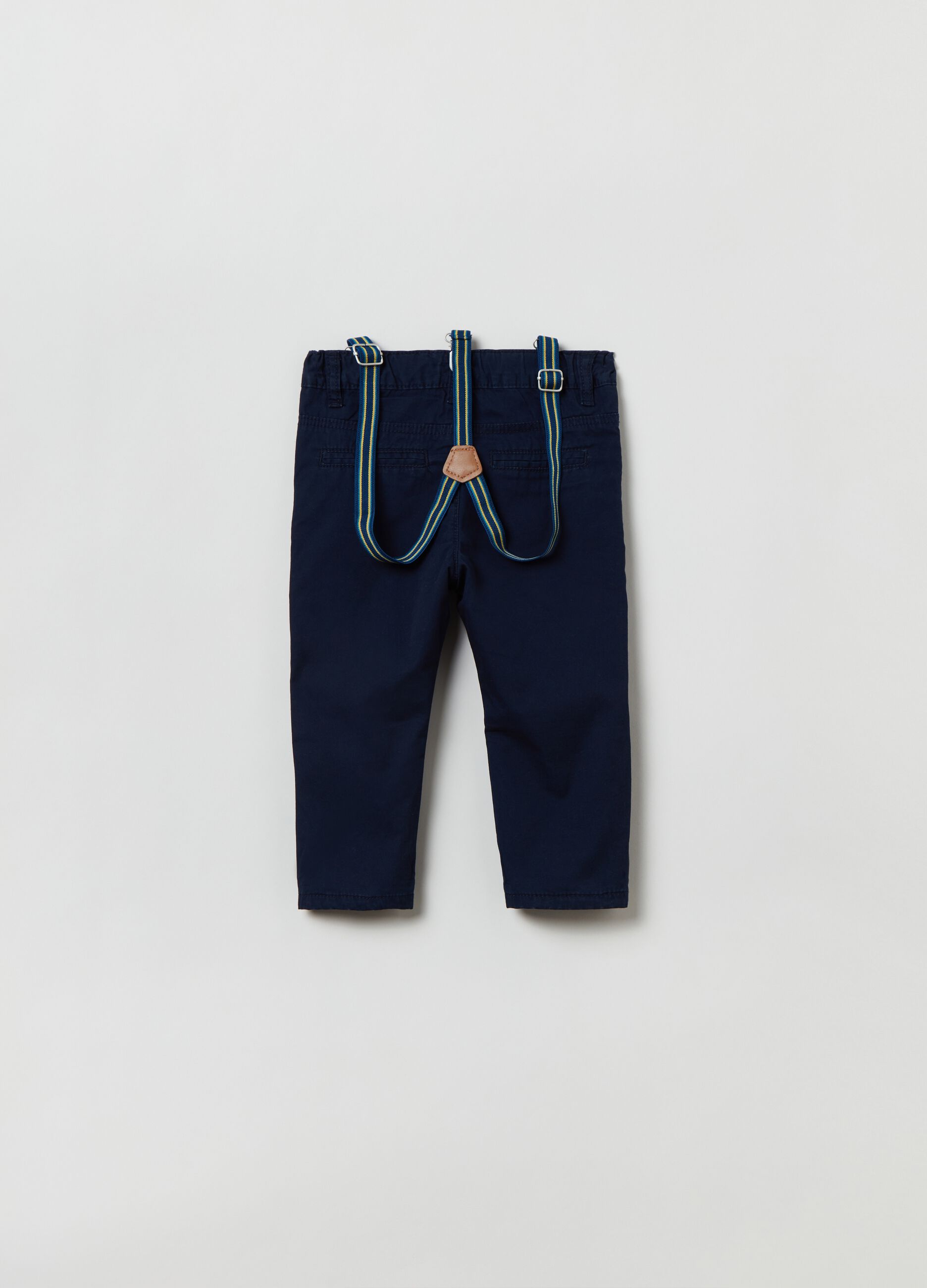Cotton trousers with braces_1