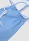 Blue nursery set with bib, towel and drawstring bag, Spidey embroidery_2
