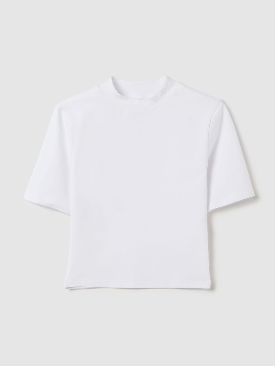 Camiseta Mockneck Blanca_5