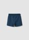 Blue pure cotton boys' regular fit shorts_1
