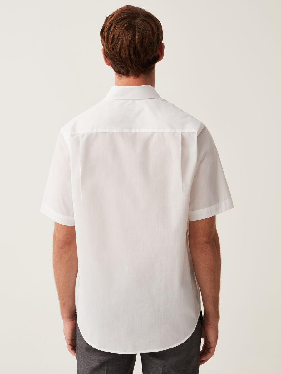 Short-sleeved easy-iron shirt_2