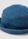 Cappello denim blu in puro cotone da bimba con Minnie_1