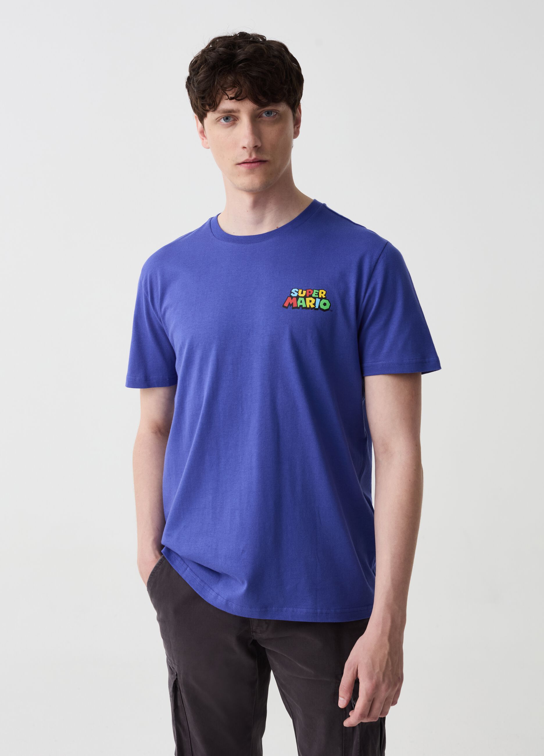 Camiseta de algodón estampado Super Mario™