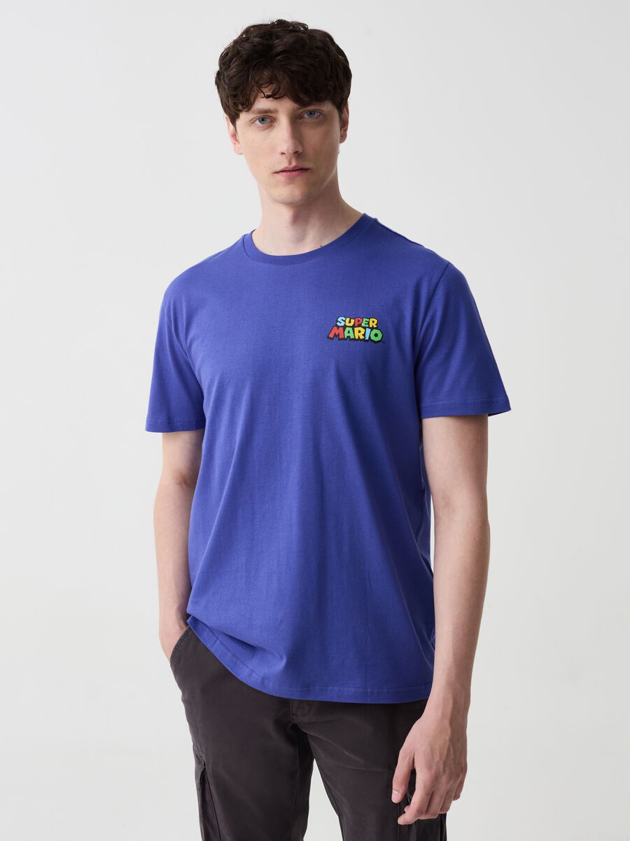 Camiseta de algodón estampado Super Mario™_0