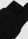 Black long socks in pure cotton_1