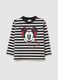 Children's multicolour regular fit pure cotton T-shirt_0
