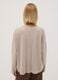 Sand viscose-blend top with floral appliqu&eacute;s, regular fit_3