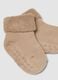 Pack of four multicolour short socks in stretch organic cotton for babies_2