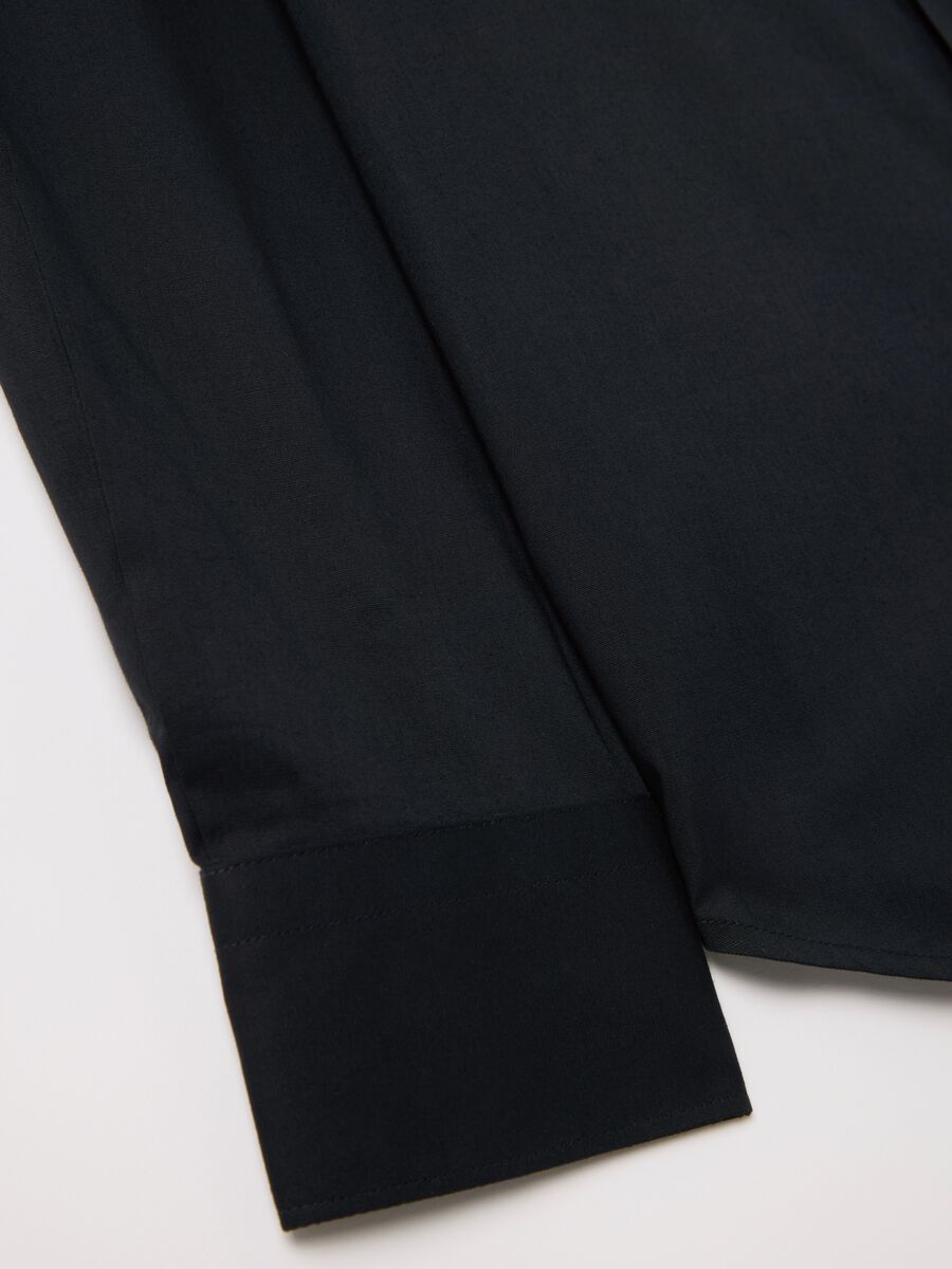 Slim fit, stretch cotton shirt_5